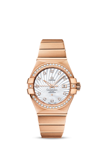 Omega Constellation Co-Axial 31 Red Gold / Diamond / MOP Supernova